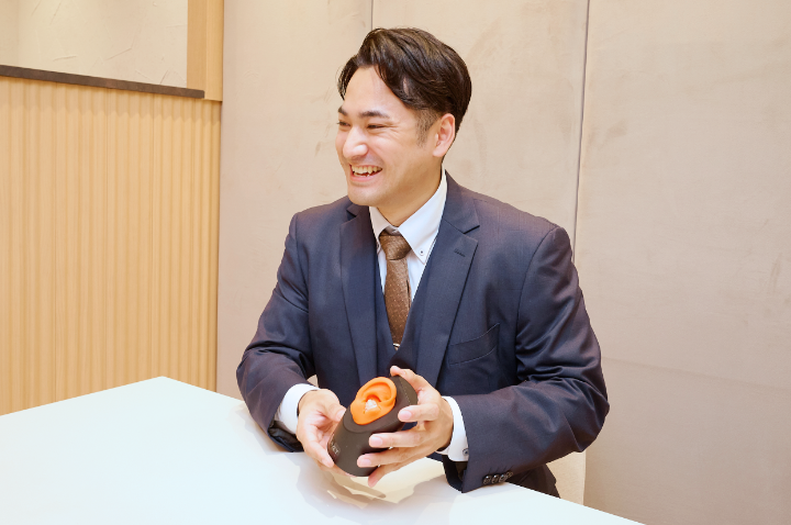 仕事をする様子