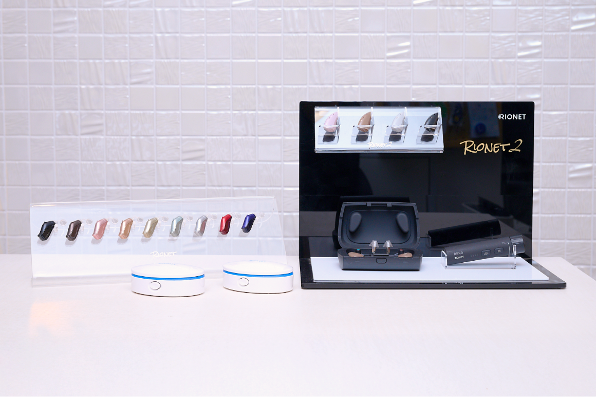 補聴器ディスプレイのイメージ